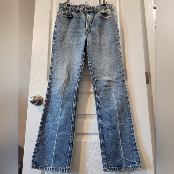 VINTAGE/ORANGE TAB/*RARE*/LEVI'S 517/MENS W33xL32/BOYFRIEND JEAN/WOMENS/1992 - Picture 3 of 10